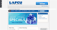 Desktop Screenshot of lafcu.com
